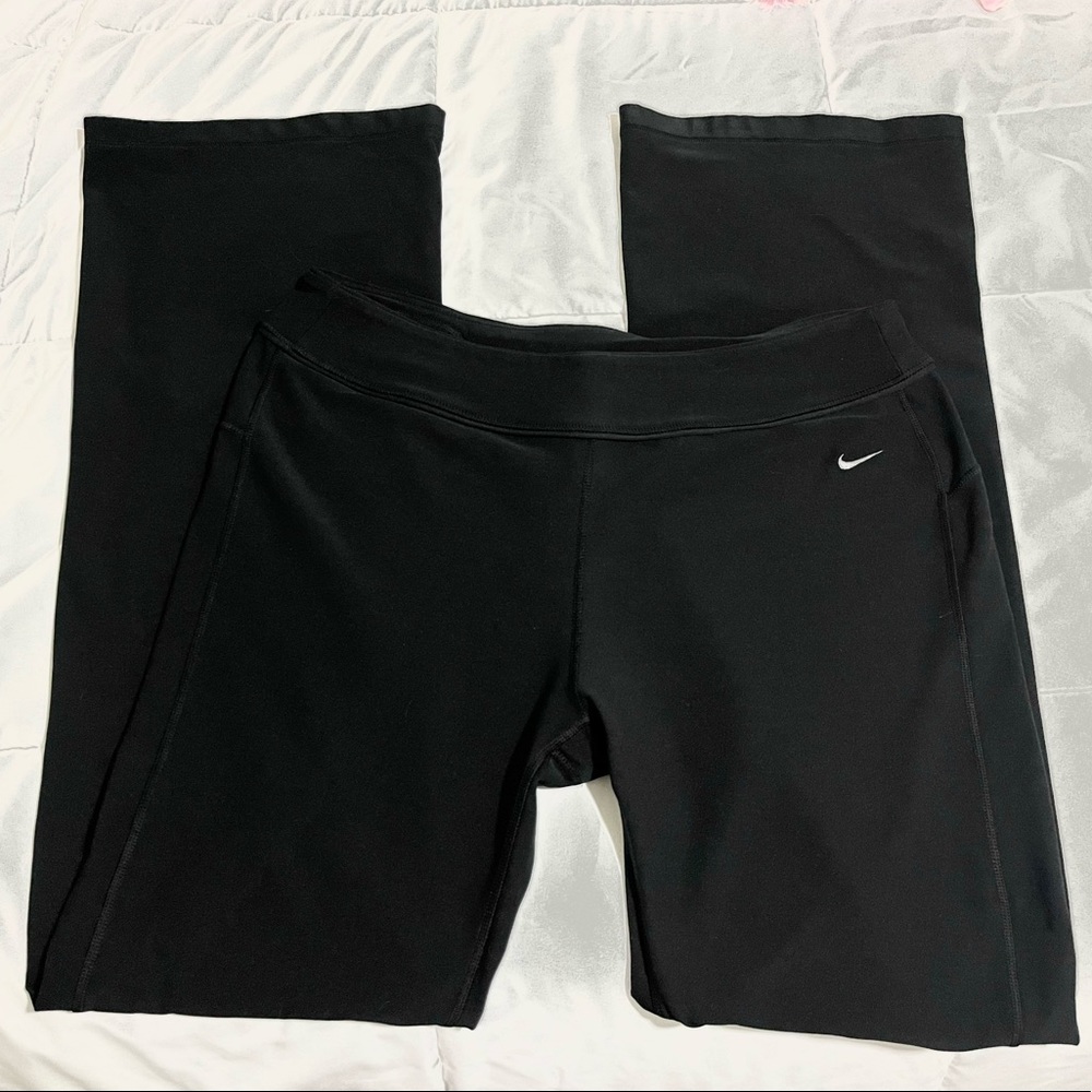 vintage black nike flare leggings yoga pants